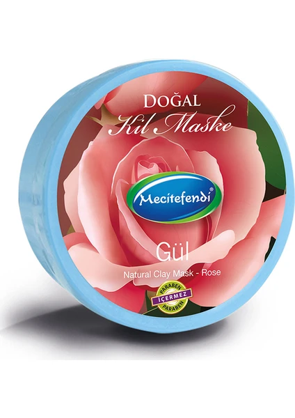 Doğal Kil Maske Gül 200 ml