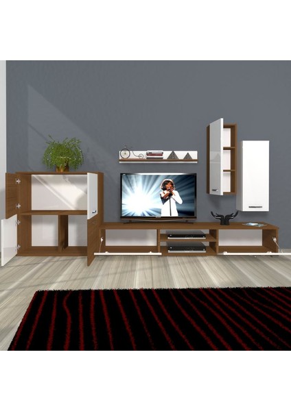 Eko 6 Mdf Dvd Tv Ünitesi Tv Sehpası Naturel Ceviz fiyatları
