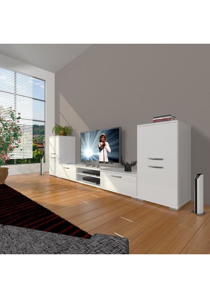 Eko On2 Slm Dvd Tv Ünitesi Tv Sehpası Parlak Beyaz