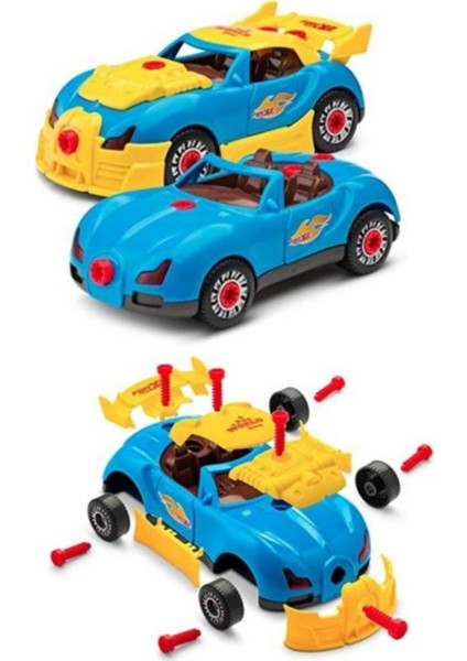 Zapp Toys Sök Tak Sesli ve Işıklı Spor Araba 30 Parça