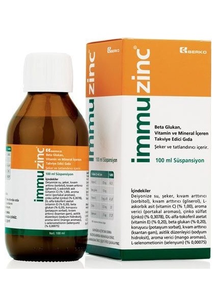 İmmuzinc Süspansiyon 100ml