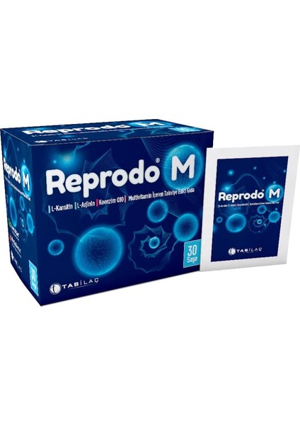 Reprodo M Multivitamin İçeren Takviye Edici Gıda 30 Saşe