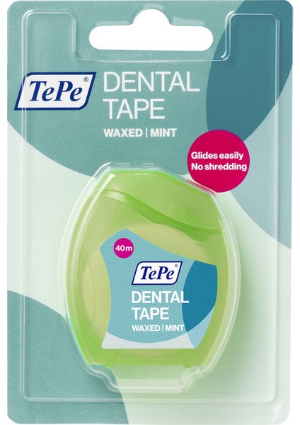 Diş İpi Mumlu Naneli Dental Tape Waxed Mint 40 m