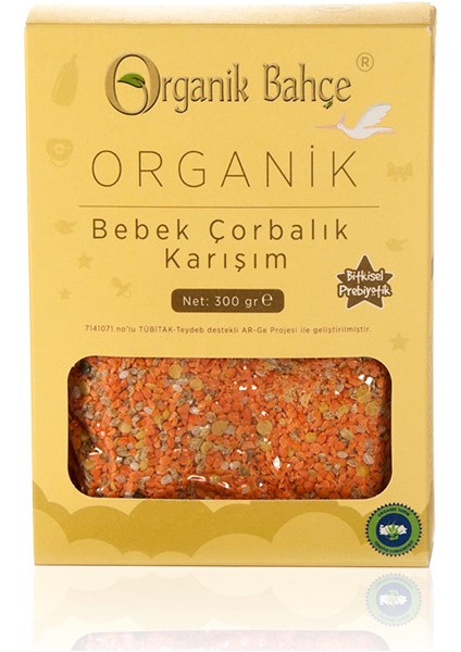 Organik Bebek Çorbalık Karışım 300 gr