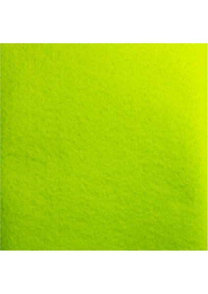 İnce Keçe Kumaş - Yarım Metre - Neon Sarı