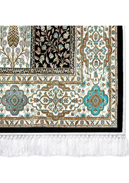 İnci Dijital Saçaklı Yıkanabilir Kaymaz Taban Halı 1831 Desen 1 80 x 200