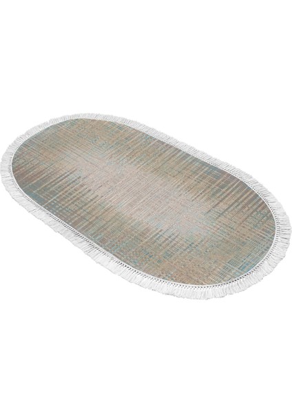 İnci Dijital Saçaklı Yıkanabilir Kaymaz Taban Halı Oval 1871 Desen 1 120 x 180 modelleri