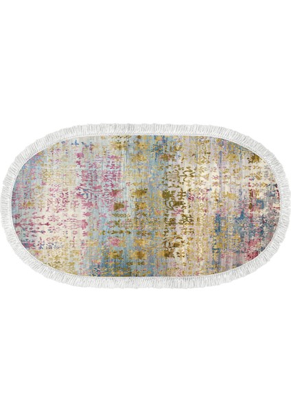 İnci Dijital Saçaklı Yıkanabilir Kaymaz Taban Halı Oval 1895 Desen 1 160 X 230 fiyatları