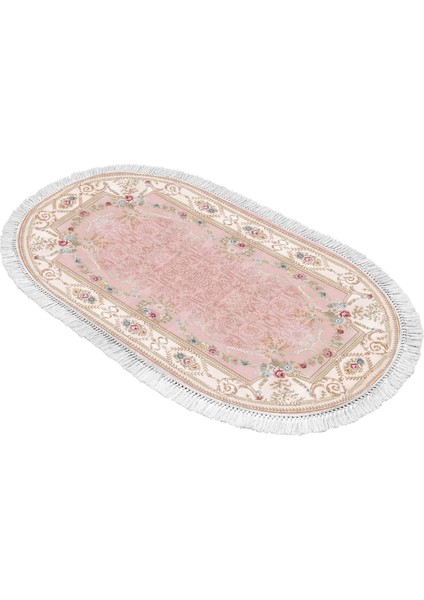 İpek Dijital Saçaklı Yıkanabilir Kaymaz Taban Halı Oval 1800 Desen 1 160 X 230 modelleri