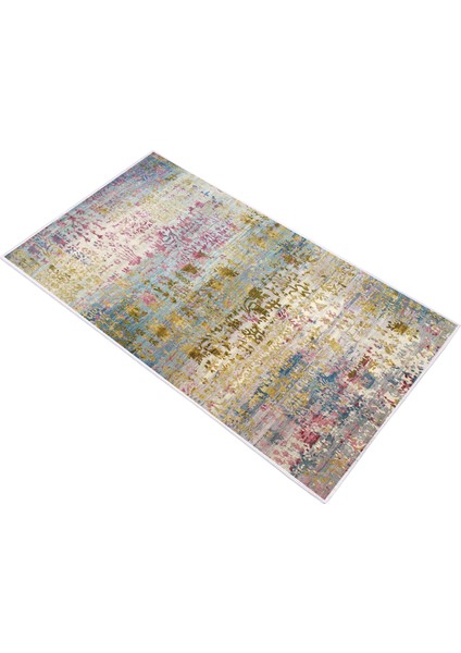 İpek Dijital Saçaksız Yıkanabilir Kaymaz Taban Halı 1895 Desen 1 80 x 300 modelleri