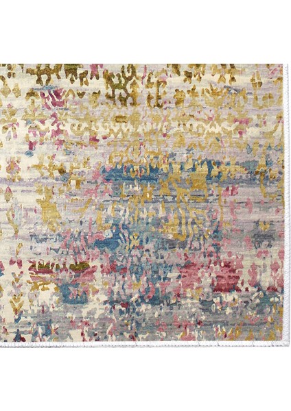 İpek Dijital Saçaksız Yıkanabilir Kaymaz Taban Halı 1895 Desen 1 80 x 300 fırsatları