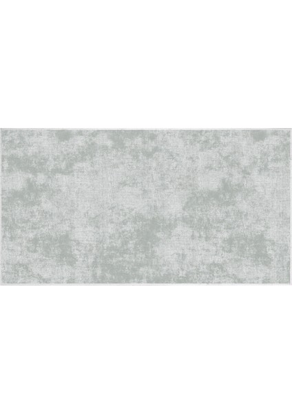 İpek Saçaksız Yıkanabilir Kaymaz Taban Yolluk Halı 2092 Gri 80X300