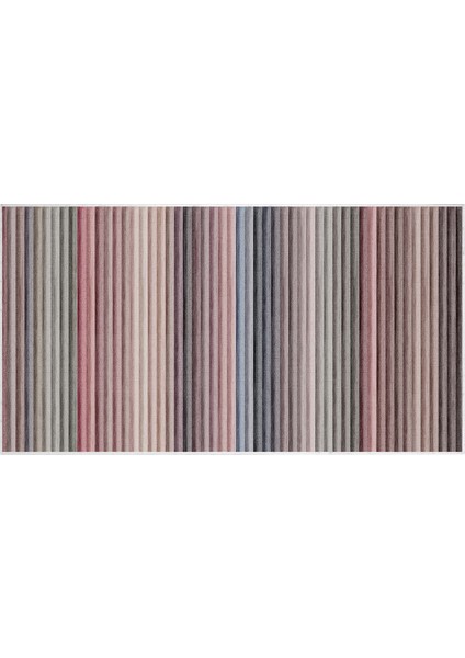 İpek Saçaksız Yıkanabilir Kaymaz Taban Yolluk Halı 2121 Renkli 80X200