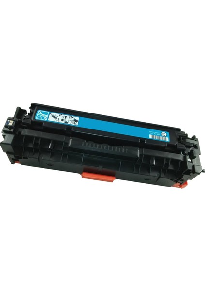 Hp 304A-Cc531A 2.800 Mavi Muadil Toner Ce411A-Cf381-Crg718