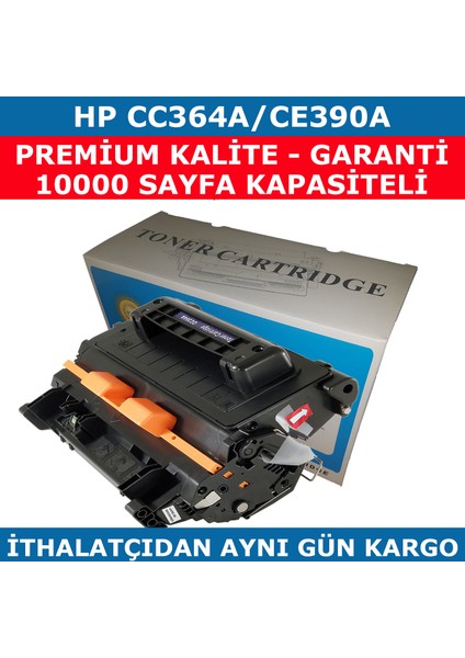 Hp 64A Cc364A 90A Ce390A 10.000 Muadil Toner fiyatları