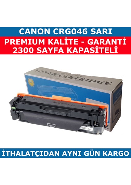 Canon Crg-046 Sarı Muadil Toner 2.300 fiyatları