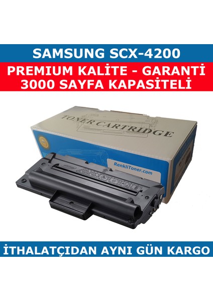 Samsung Scx-4200 Siyah Muadil Toner 3.000 fiyatları