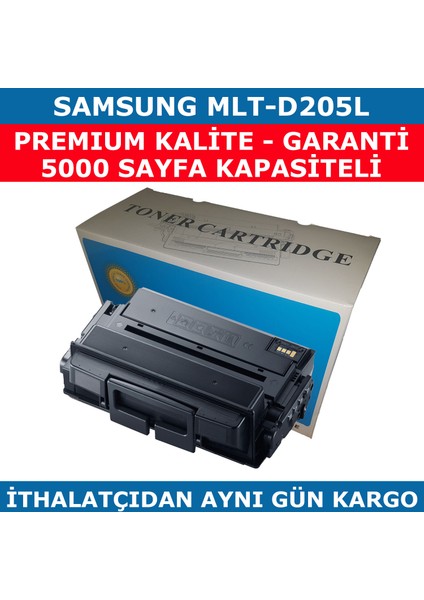 Samsung Ml-3310 Mlt-D205L Siyah Muadil Toner 5.000