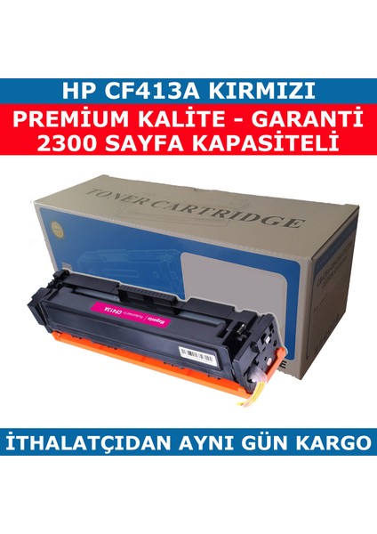 Hp 410A-Cf413A Kırmızı Muadil Toner 2.300 fiyatları