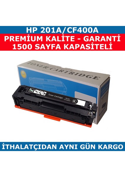201A-Cf400A Siyah Muadil Toner 1.500 fiyatları