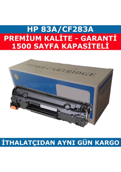 Hp 83A-Cf283A Siyah Muadil Toner 1.500 fiyatları