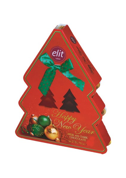 Yilbaşi Çam Ağaci Madlen Çikolata Kutu 216 gr