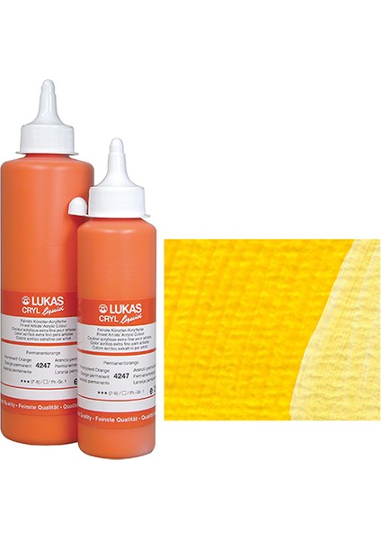 Liquid Akralik Boya Perm. Sarı-Açık 250ml