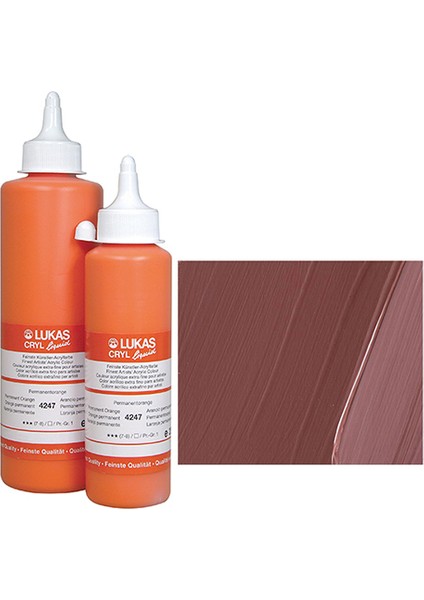Liquid Akralik Boya İngiliz Kırmızı-Koyu 250ml
