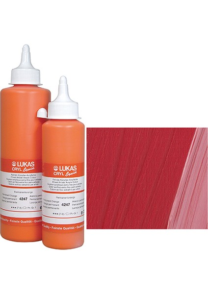 Liquid Akralik Boya Cadmium Kırmızı-Koyu 250ml
