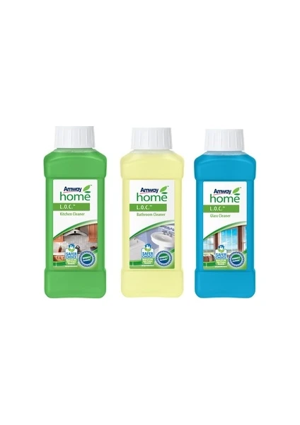 Home Loc Mutfak+Banyo+Cam Temizleyiciler (500Ml 3Lü Set)