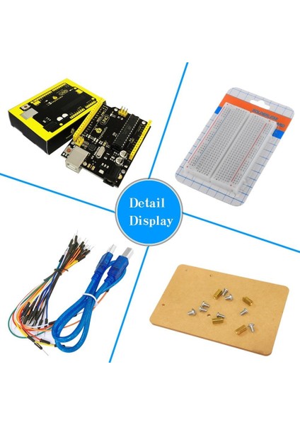 Arduino İçin Uno R3 Breadboard Seti