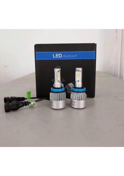 H3 Led Xenon --8000 Lümen/6500 Kelvin (Şimşek Etkili)