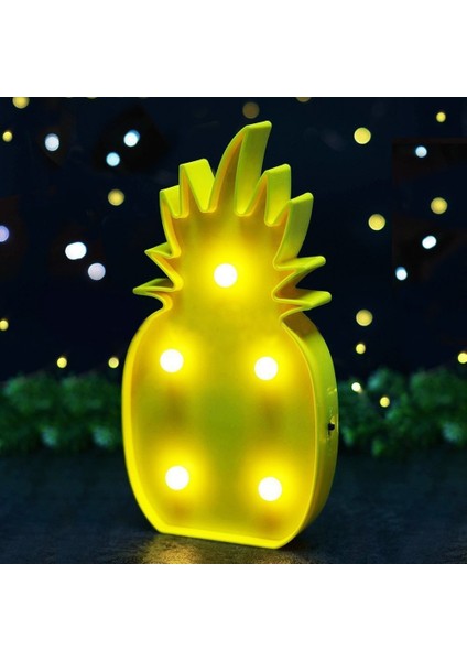 Ananas Dekoratif Led Işık-Gece Lambası-Aydınlatma