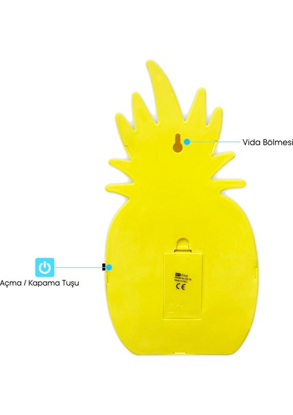 Ananas Dekoratif Led Işık-Gece Lambası-Aydınlatma