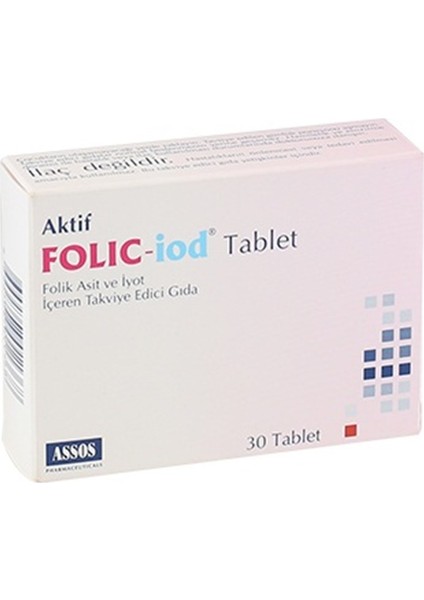 Folic-İod 30 Tablet