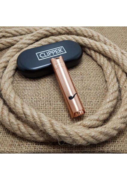 Clipper Yandan Yanan Mat Rose Metal Pipo Çakmağı Çakmak Py88Rs