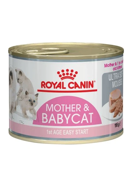 Royal Canin Mother&Babycat Yaş Yavru Ve Gebe Anne Kedi Maması 195 Gr. 12 Adet