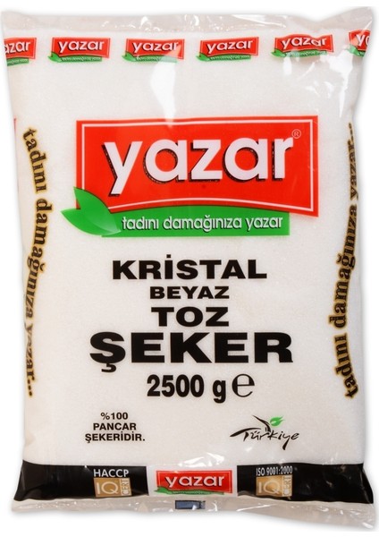 Poşet Toz Şeker 2,5 kg 10' lu