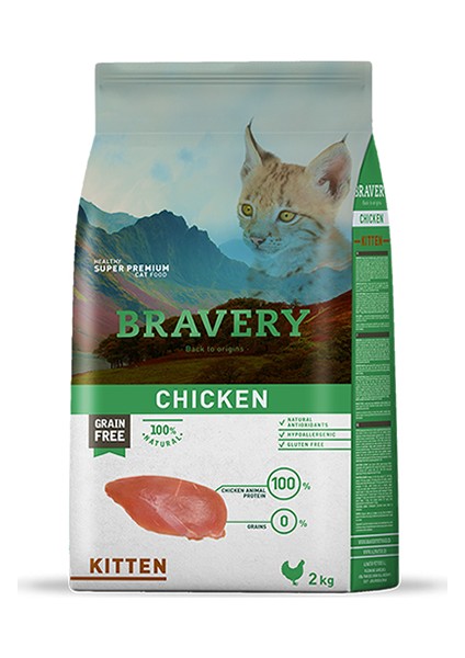 Yavru Kedi Maması Tavuklu 2Kg. Kıtten Cat Chıcken 2Kg.