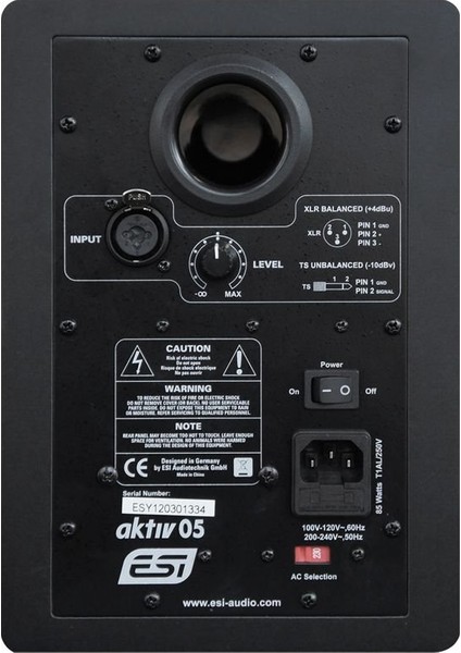 Aktiv 05 | 5'' 60W Aktif Stüdyo Referans Monitörü / Hoparlörü | Çift