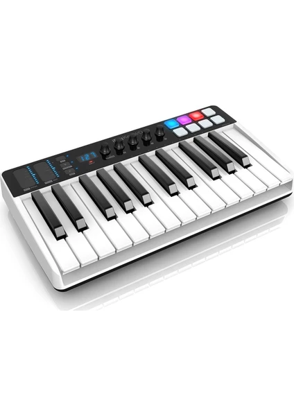 IK Multimedia iRig Keys I/O 25 25 tam boyutlu tuşa sahip MIDI klavye kontrolör