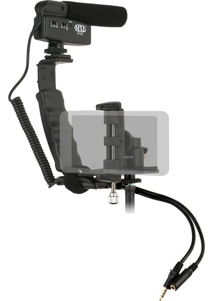 MM-VE001 Mobil Medya Videografer Kit + MXL FR-310 kamera mikrofonu