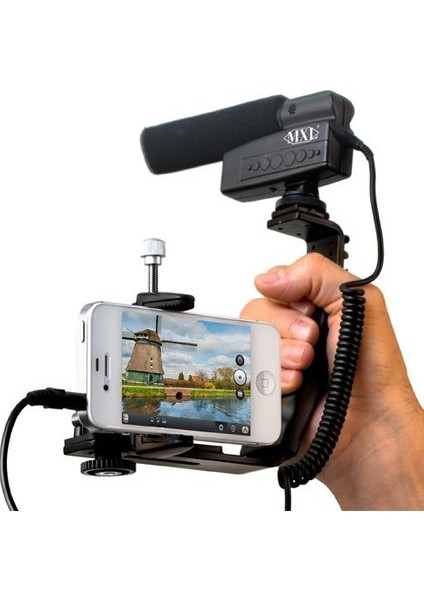 MM-VE001 Mobil Medya Videografer Kit + MXL FR-310 kamera mikrofonu