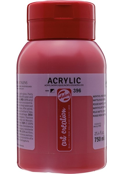 Art Creation Acr. 750Ml. Napht.Red Md