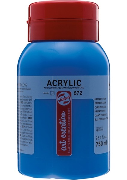 Art Creation Acr. 750Ml. Prim.Cyan
