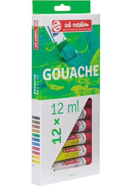 Art Creation Gouache Set 12X12Ml. Guaj