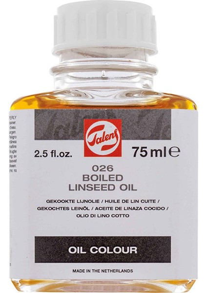 Linseed Oil Boiled 026 75Ml Kaynatilmiş Keten Yaği