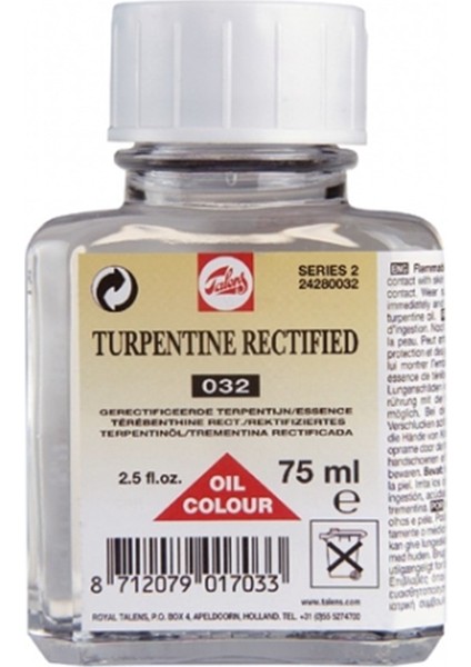 Rectified Turpentine 032 75Ml Terebentin