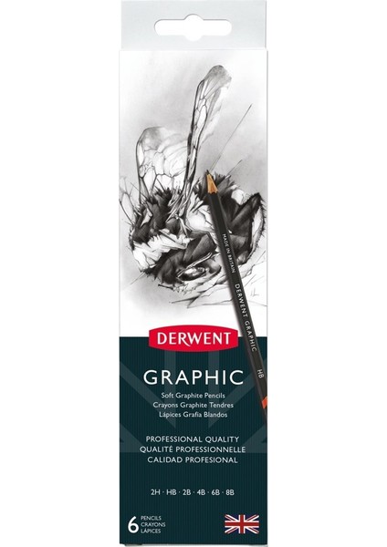 Graphic Pencil 6'Li Teneke Kutu