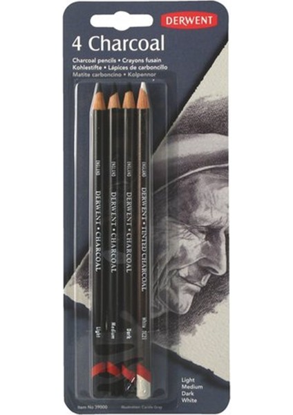Charcoal 4'Lü Blister
